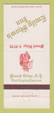 Matchbook Cover - Emily Shaw's Inn Pound Ridge NY 30 Strike