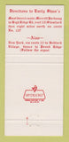 Matchbook Cover - Emily Shaw's Inn Pound Ridge NY 30 Strike