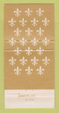 Matchbook Cover - Francois' Restaurant Huntington Beach CA WEAR 30 Strike