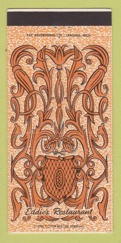 Matchbook Cover - Eddie's Restaurant South Bend IN 30 Strike