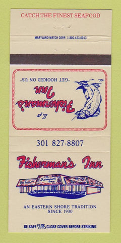 Matchbook Cover - Fisherman's Inn Restaurant Grasonville MD 30 Strike