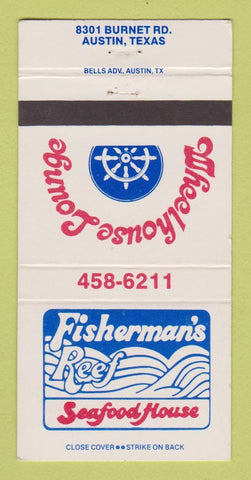 Matchbook Cover - Fisherman's Reef Seafood House Austin TX 30 Strike