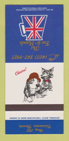 Matchbook Cover - Fox and Hounds Kissimmee FL 30 Strike