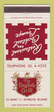 Matchbook Cover - English Grill Wilmington DE 30 Strike