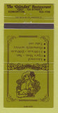 Matchbook Cover - Grinder Restaurant Edmonton AB 30 Strike
