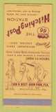 Matchbook Cover - Hitching Post Phillips 66 oil gas Avon Park FL 30 Strike