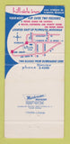Matchbook Cover - Hillside Inn Plymouth MI 30 Strike