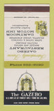 Matchbook Cover - The Gazebo Fond Du Lac WI restaurant 30 Strike