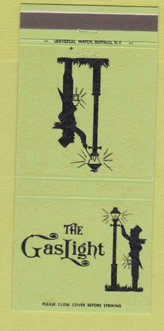 Matchbook Cover - The Gaslight Restaurant Wellsville NY 30 Strike