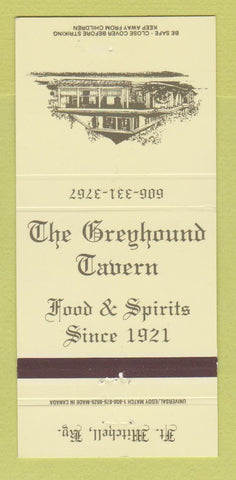 Matchbook Cover - Greyhound Tavern Restaurant Fort Mitchell KY 30 Strike