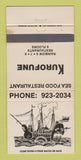 Matchbook Cover - Kurofune Restaurant WEAR 30 Strike
