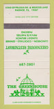 Matchbook Cover - Greenhouse Restaurant Radnor PA 30 Strike