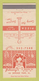 Matchbook Cover - Johnny's Pizza La Grange Park IL 30 Strike