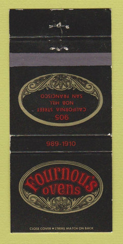 Matchbook Cover - Fournou's Ovens Restaurant San Francisco CA 30 Strike