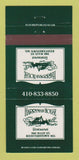 Matchbook Cover - Harryman House Reisterstown MD 30 Strike