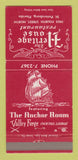 Matchbook Cover - Heritage House Restaurant St Petersburg FL 30 Strike