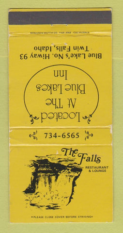 Matchbook Cover - The Falls Restaurant Twin Falls ID 30 Strike