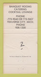 Matchbook Cover - Embers Restaurant Mount Pleasant MI WEAR 30 Strike
