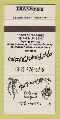 Matchbook Cover - The French Kitchen Chicago IL 30 Strike