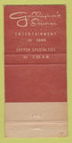 Matchbook Cover - Gallagher's Restaurant Miami FL WEAR 30 Strike