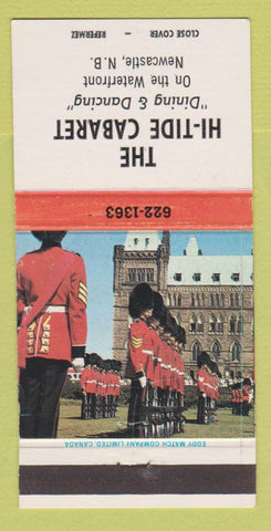 Matchbook Cover - Hi Tide Cabaret Newcastle NB 30 Strike