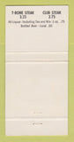 Matchbook Cover - Hi Tide Cabaret Newcastle NB 30 Strike