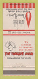 Matchbook Cover - The Pancake Man Memphis TN Harlon Fields 30 Strike