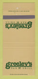 Matchbook Cover - Greeley's Bar Grill 30 Strike
