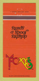 Matchbook Cover - Foxys Restaurant Rochester Troy MI 30 Strike