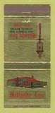 Matchbook Cover - Hillside Inn Plymouth MI 30 Strike