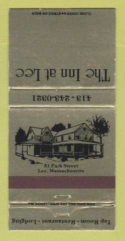 Matchbook Cover - Inn at Lee Restaurant Lee MA 30 Strike