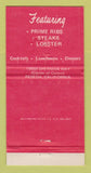 Matchbook Cover - Lanni's Inn Reseda CA 30 Strike