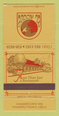 Matchbook Cover - El Adobe Restaurant San Juan Capistrano CA 30 Strike