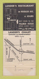 Matchbook Cover - Lander's Restaurant Elk Grove IL 30 Strike