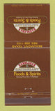 Matchbook Cover - Handlebar Restaurant Beaumont TX 30 Strike