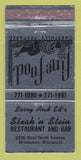 Matchbook Cover - Larry & Ed's Steak n Stein Milwaukee WI 30 Strike