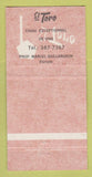 Matchbook Cover - El Toro Restaurant Montreal QC 30 Strike