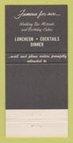 Matchbook Cover - Cafe Geiger Restaurant New York City 30 Strike