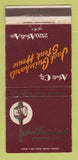 Matchbook Cover - Jake Guischard's Steak House Atlantic City NJ WEAR 30 Strike
