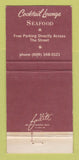 Matchbook Cover - Jake Guischard's Steak House Atlantic City NJ WEAR 30 Strike