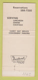 Matchbook Cover - Golden Flame Restaurant Silver Spring MD 30 Strike