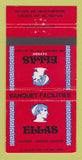 Matchbook Cover - Ellas Tavern Restaurant Britt ON Toronto 30 Strike