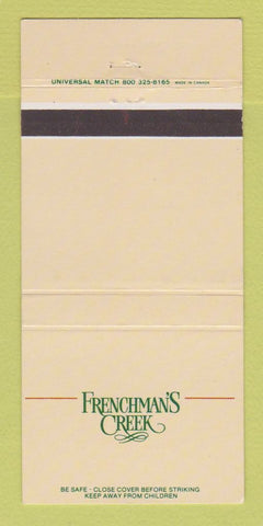 Matchbook Cover - Frenchman's Creek 30 Strike