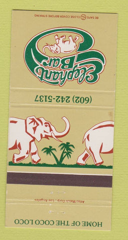 Matchbook Cover - Elephant Bar Restaurant Phoenix AZ 30 Strike