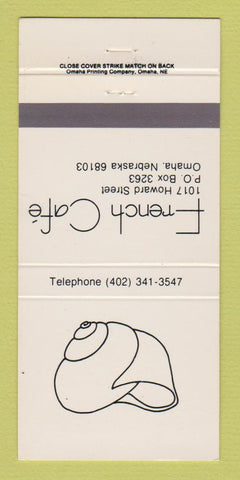 Matchbook Cover - French Cafe Omaha NE 30 Strike