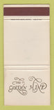 Matchbook Cover - The Golden Hind UK? WEAR 30 Strike