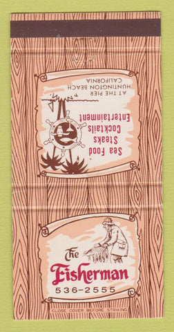 Matchbook Cover - Fisherman Restaurant Huntington Beach CA 30 Strike
