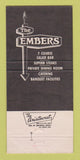 Matchbook Cover - Embers Restaurant San Antonio TX 30 Strike