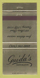 Matchbook Cover - Guida's Ristorante Italian Ossining NY 30 Strike