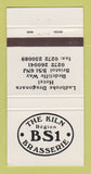 Matchbook Cover - The Kilm Brasserie Bristol UK WEAR 30 Strike